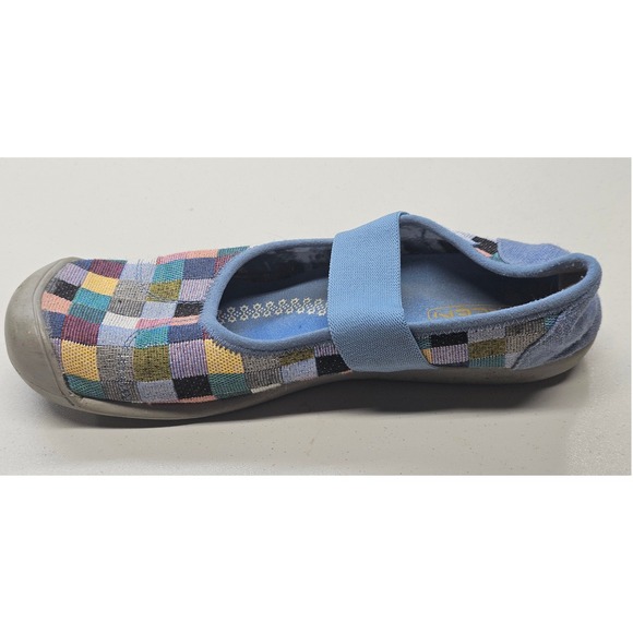 KEEN Womens Mary Jane Patchwork Multi Color Elastic Strap Shoes 1020334 Size 8.5 - Picture 5 of 7